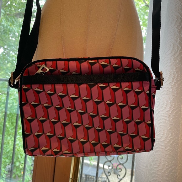 Diane Von Furstenberg Pink Geometric Crossbody Bag DVF for Target - Picture 2 of 12